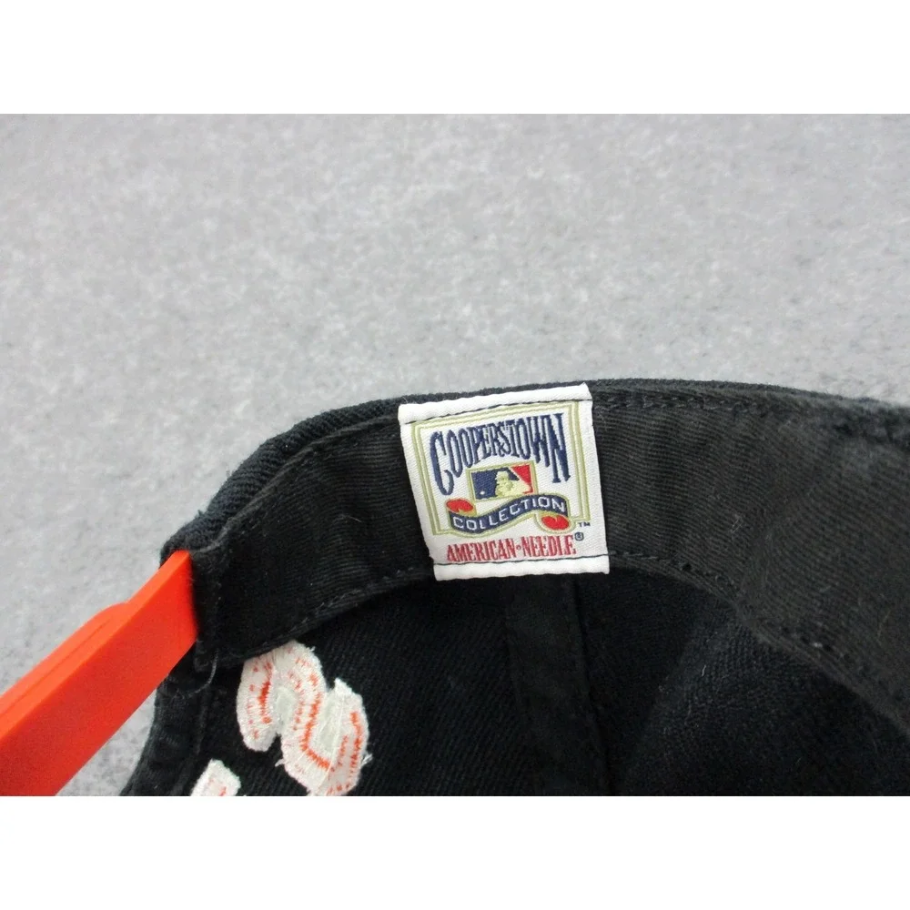 San Francisco Giants Hat Cap Mens Black Orange MLB Baseball American Needle